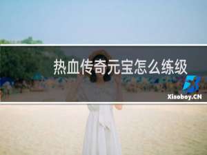 热血传奇元宝怎么练级