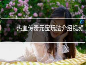 热血传奇元宝玩法介绍视频