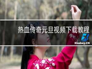 热血传奇元旦视频下载教程