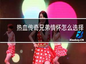 热血传奇兄弟情怀怎么选择