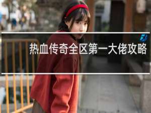 热血传奇全区第一大佬攻略