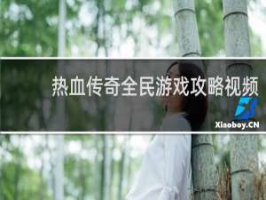 热血传奇全民游戏攻略视频