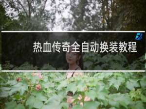 热血传奇全自动换装教程