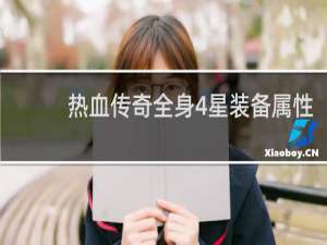 热血传奇全身4星装备属性