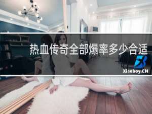 热血传奇全部爆率多少合适