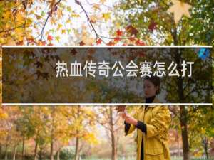 热血传奇公会赛怎么打