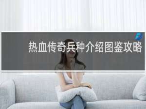 热血传奇兵种介绍图鉴攻略