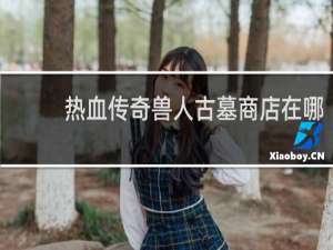 热血传奇兽人古墓商店在哪