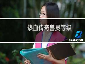 热血传奇兽灵等级