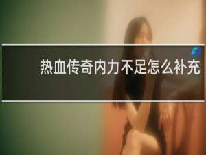 热血传奇内力不足怎么补充