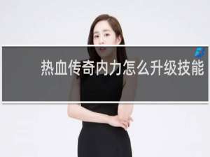 热血传奇内力怎么升级技能