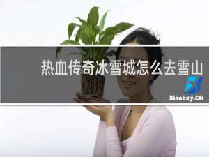 热血传奇冰雪城怎么去雪山