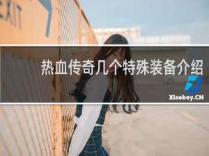 热血传奇几个特殊装备介绍