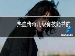 热血传奇几级有技能书的