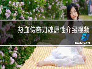 热血传奇刀魂属性介绍视频
