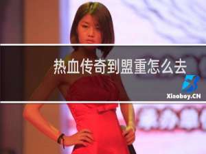 热血传奇到盟重怎么去