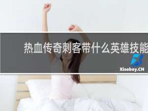 热血传奇刺客带什么英雄技能