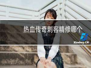 热血传奇刺客精修哪个