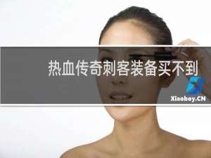 热血传奇刺客装备买不到