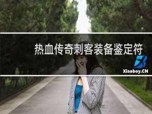 热血传奇刺客装备鉴定符