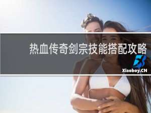 热血传奇剑宗技能搭配攻略
