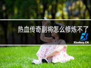 热血传奇副将怎么修炼不了