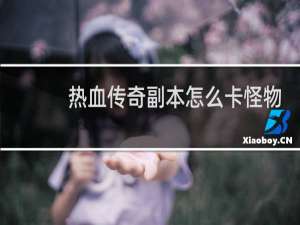 热血传奇副本怎么卡怪物