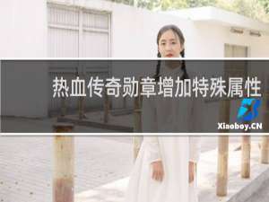 热血传奇勋章增加特殊属性