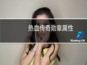 热血传奇勋章属性