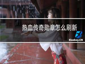热血传奇勋章怎么刷新