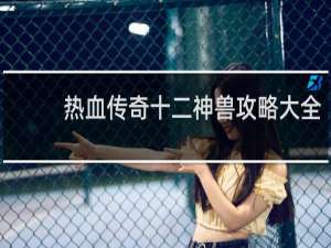 热血传奇十二神兽攻略大全