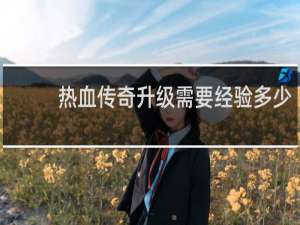 热血传奇升级需要经验多少