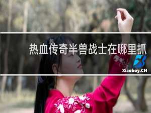 热血传奇半兽战士在哪里抓