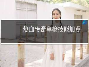 热血传奇单枪技能加点