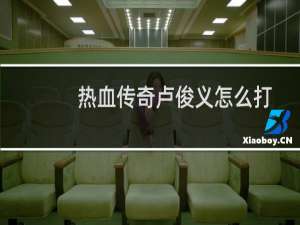 热血传奇卢俊义怎么打