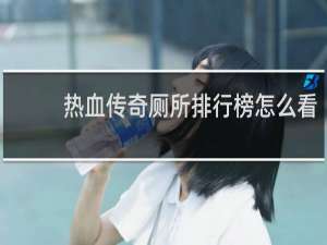 热血传奇厕所排行榜怎么看