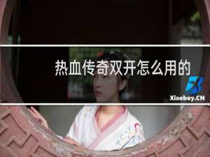 热血传奇双开怎么用的