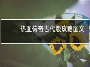 热血传奇古代版攻略图文