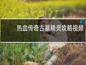 热血传奇古墓精灵攻略视频
