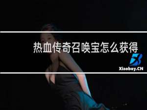 热血传奇召唤宝怎么获得