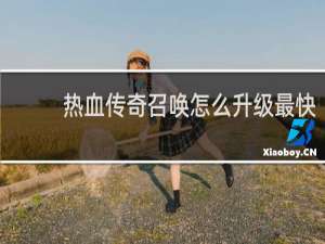 热血传奇召唤怎么升级最快