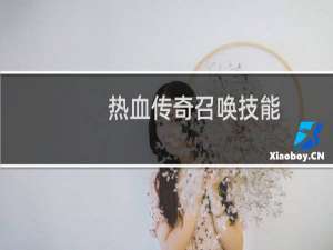 热血传奇召唤技能