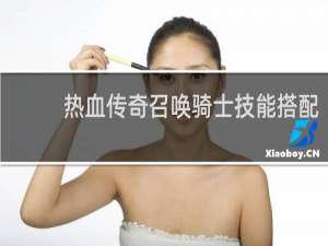 热血传奇召唤骑士技能搭配