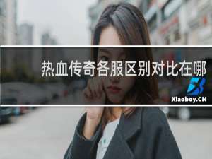 热血传奇各服区别对比在哪