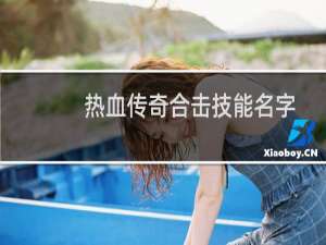 热血传奇合击技能名字