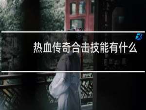 热血传奇合击技能有什么