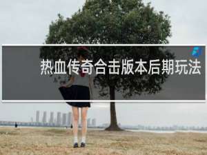 热血传奇合击版本后期玩法