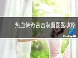 热血传奇合击装备图鉴攻略