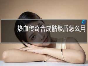 热血传奇合成骷髅盾怎么用