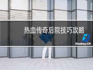热血传奇后院技巧攻略